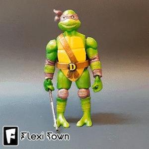 Flexi Print-in-Place Teenage Mutant Ninja Turtles, Donatello