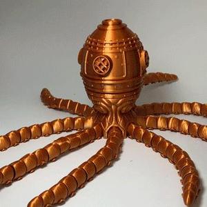 The Octogauge | Steampunk Articulated Octopus