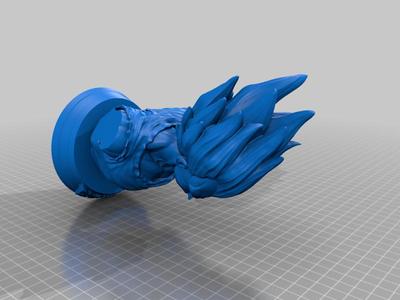 Vegeta Bust with Base remixed