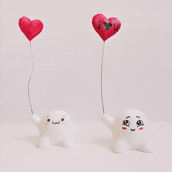 KAWAII VALENTINES DAY GIFT | PRINT-IN-PLACE