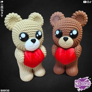 Adorable Crocheted Bear