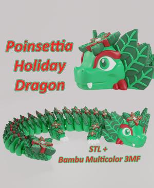 Poinsettia – Articulated Holiday Dragon