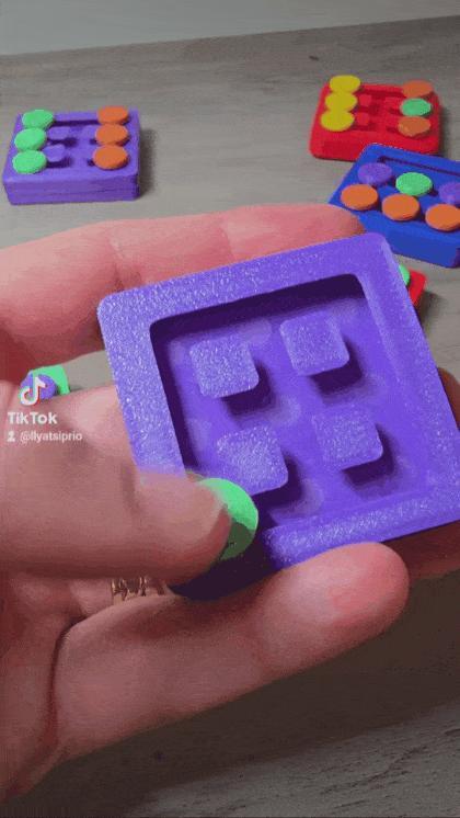 Customizable Magnetic Fidget Slider Stress Relief
