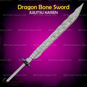 Dragon Bone Sword Cosplay Jujutsu Kaisen – STL File