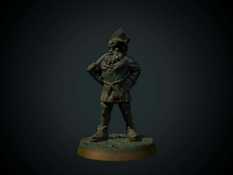 Lumberjack 28mm (supportless, FDM friendly