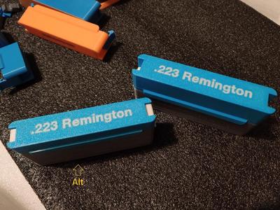 .223 Remington, Pocket Recessed Spring and Snap Latch Modular Ammo Box   