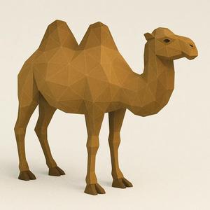 Camel Low Poly   