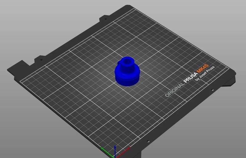 Foot pump for blue or yellow - TPU or PETG   
