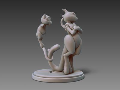 Mew x Mewtwo