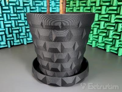 Big Flowerpot With Saucer | Planter | Flower Pot | Plantpot With Trivet