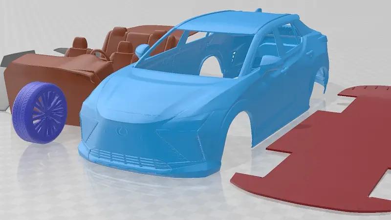 Lexus RZ 450e 2023 Printable Car