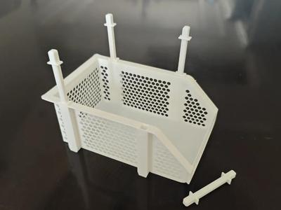 Large Hollowed-Out Space-Saving Stackable Storage Box 200*133*80 Scalable Desktop Storage Basket Rectangular Sundries Basket Home Use