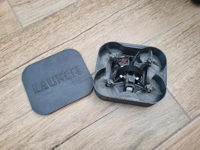 Draknight FPV drone box and launch platform (2" toothpick)   