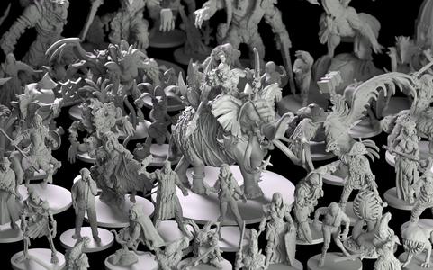 Miniatures for 3D players