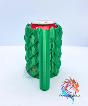 Dragon Scales Soda Can Jug 2 / easy print / 3mf included