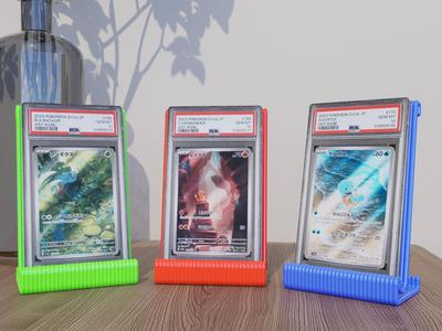 PSA Graded Card Stand – Scalable & Support-Free