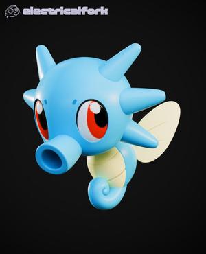 Chibi Horsea – Fan Art