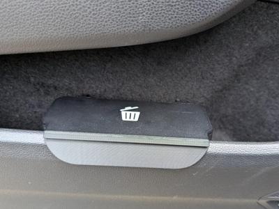 Car door trashbag holder