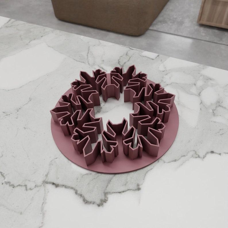 3D Snowflake Cookies Cutter for Kids with 3D Print Stl Files & 3D Printing, Gift for Women, Cake Cutters, Small Cutters, Mini Snowflake