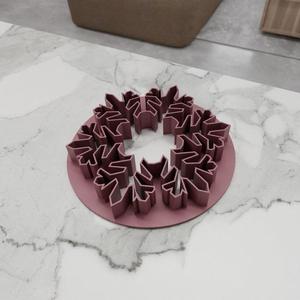3D Snowflake Cookies Cutter for Kids with 3D Print Stl Files & 3D Printing, Gift for Women, Cake Cutters, Small Cutters, Mini Snowflake