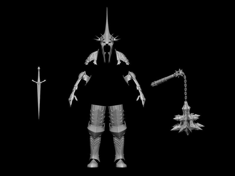 Witch King Full Armour lord of the rings 3D DIGITAL DOWNLOAD