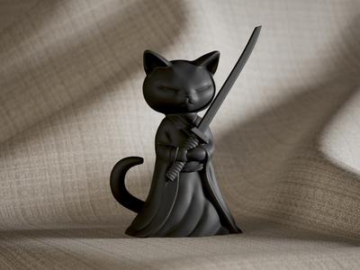 Samurai Cat – The Silent Warrior