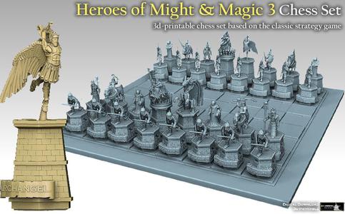 Heroes of Might and Magic 3 Chess Set