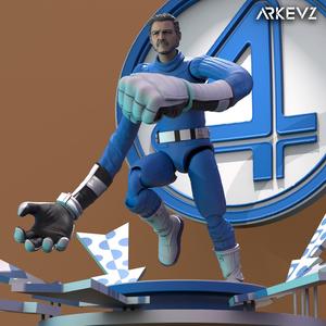 Action figure  Mr fantastic  Pedro Pascal