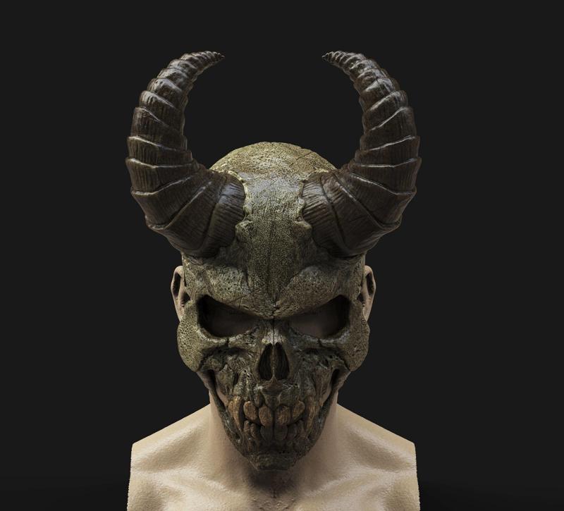 Demon Scull Mask – mobile jaw