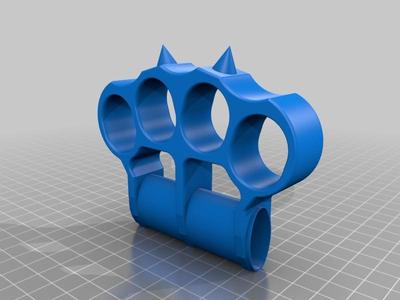 Spiked Bic Lighter Knuckles
