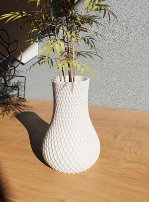 Vase STL 3D Print File v.1, Digital Download for 3D Printing, Home Decor for Plants & Flowers