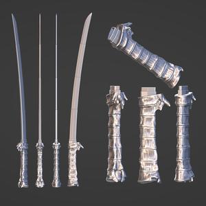 Collapsing Back Bone Katana (Samurai sword)