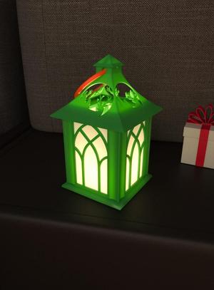 Lamp STL 3D Print File v.10, Christmas Lantern | Digital Download for 3D Printing | Modern and Unique Home Decor for Desk and Table