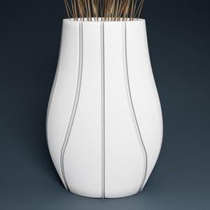 Modern Vase STL 3D Printer file, instant download, unique home decor