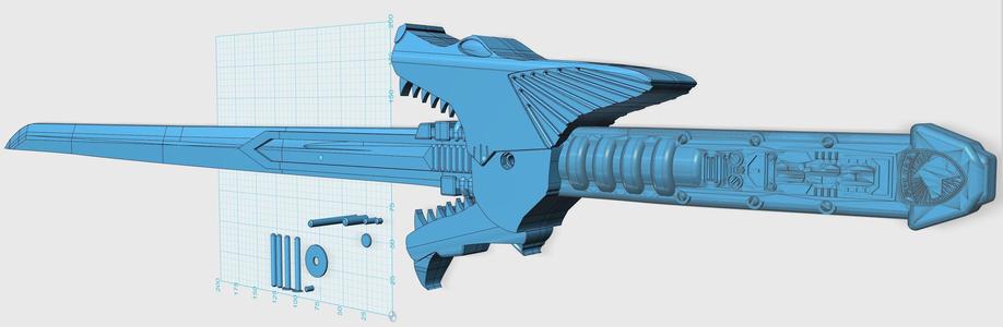 Power Rangers SPD shadow saber sword