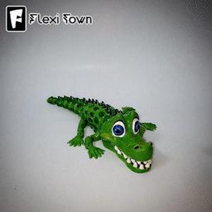 Flexi Print-in-Place Crocodile