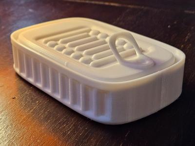 Canned fish tin box
