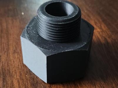 1 1/4 inch female to 1 inch male NPT threads