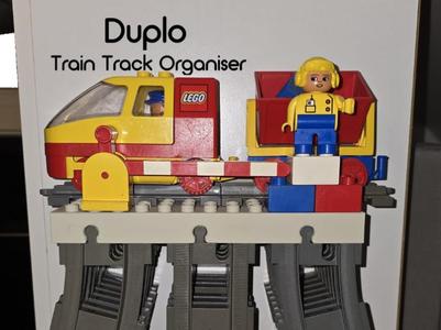 Duplo  Brick Train Track organizer