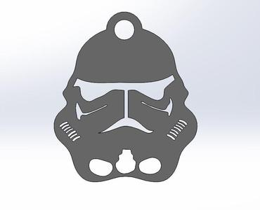 Star wars stormtrooper keychain