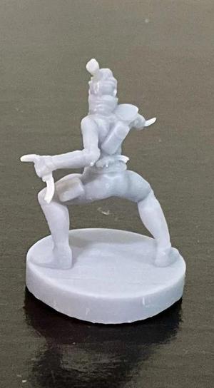 Female Rogue 35mm DnD Mini (Battle Pose)