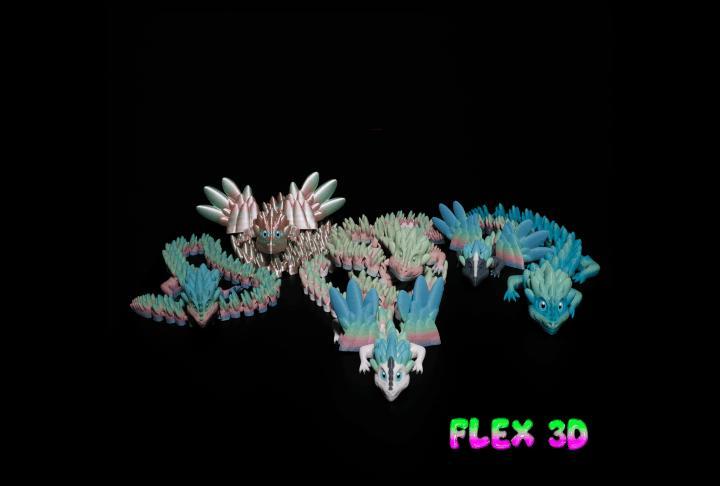 Flex 3D Dragon 2 Long Foldable Wing and Wingless