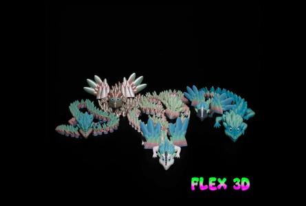 Flex 3D Dragon 2 Long Foldable Wing and Wingless