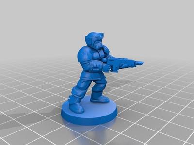 SpaceMan With gun