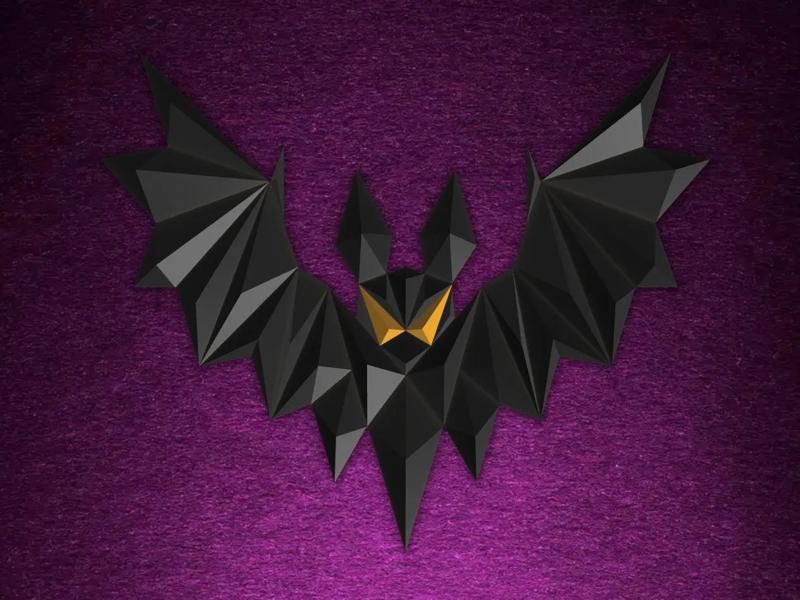 Spooky Bat Wall Art