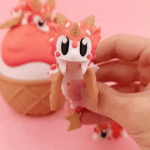 Flexi Sugar Rush Dragon Articulated, Print in Place + Egg