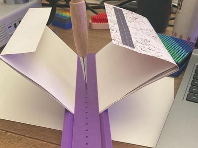 Book Binding Punch Cradle