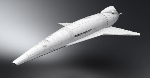 Orion 3 V2 scale model