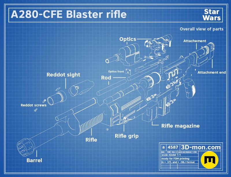 A280-CFE Blaster rifle