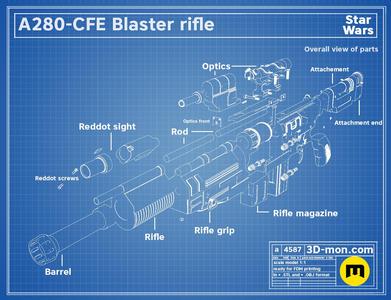 A280-CFE Blaster rifle